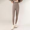 2024 Women's Pure Wool Base Layer Pants, Autumn/Winter, High Waist, Slimming, Warm, Thin, Wear Inside or Outside
