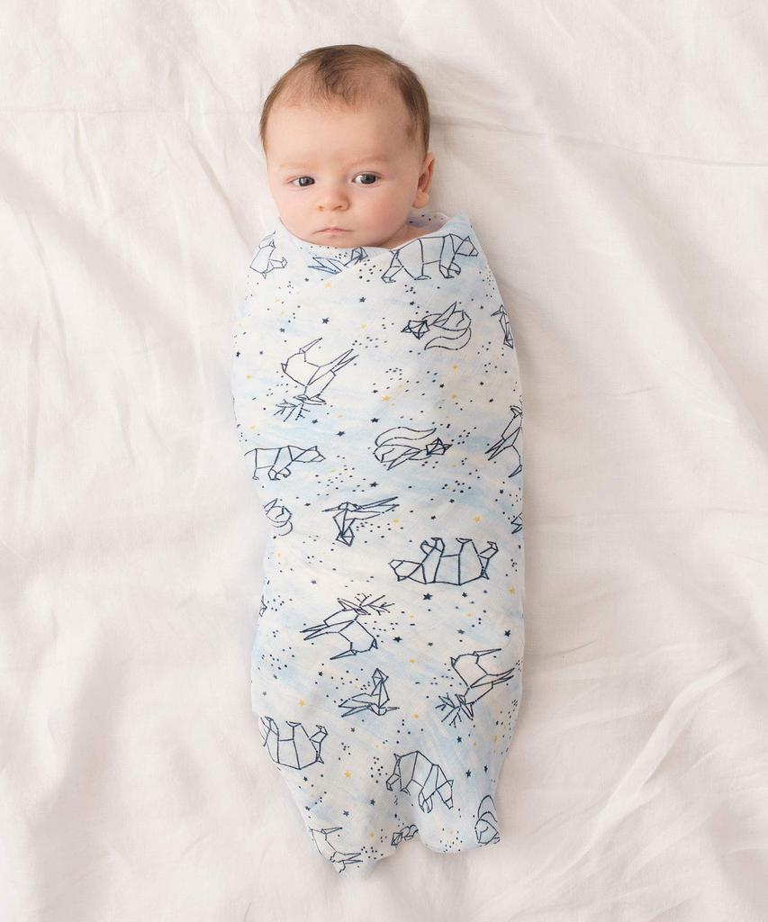 Wickeltuch Gaze Baby, Japanisches Produkt, Aden Anais Wickeltuch 3er Set, Stargaze Silky, 120 x 120 cm, Aiden und Anais Wickeltuch Baby Neugeborenes 9227J [Echt + Weich]