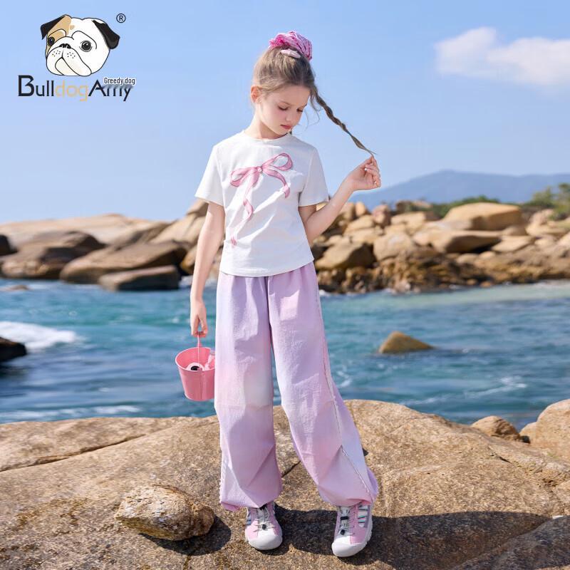Chanzuigou Girls' Iridescent Outdoor Cargo Pants