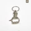 Key Chain Aluminum Beer Bottle And Can Opener Small Beverage Ring Sliver