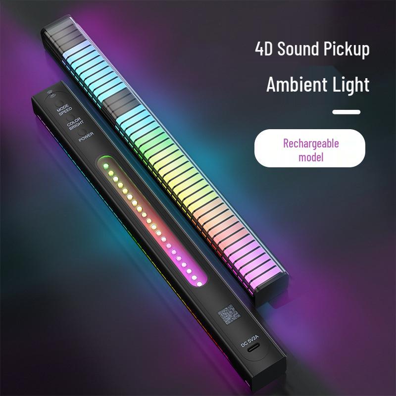 Atmosphere Light Speaker for Gaming Rooms: Creative Desktop Music and Rhythm Sound Control Decoration