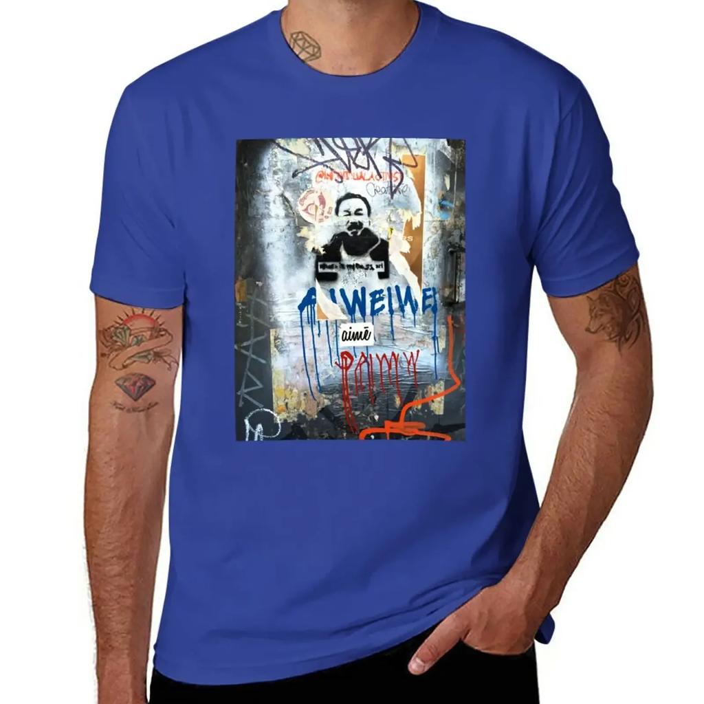Ai Wei Wei T-Shirt boys whites quick-drying sweat mens plain t shirts
