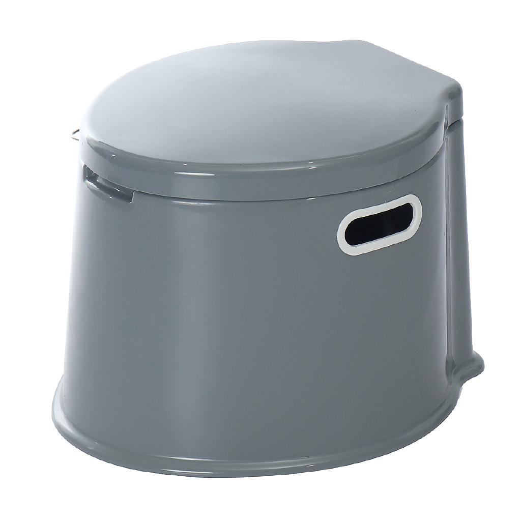 Portable Toilet Potty Commode Flush for the Elderly Travel Camping Hiking Outdoor Assists Disabled Elderly or Handicapped