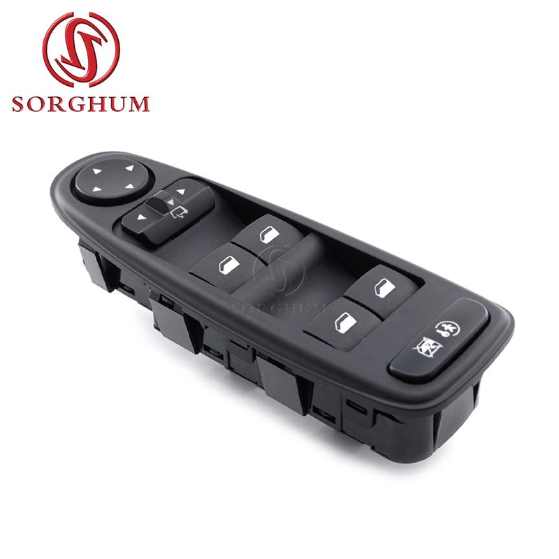 SORGHUM 6554YH For Citroen C4 Grand Picasso 2007-2014 Master Electric Power Window Control Switch 6554.YH Mirror Control Button