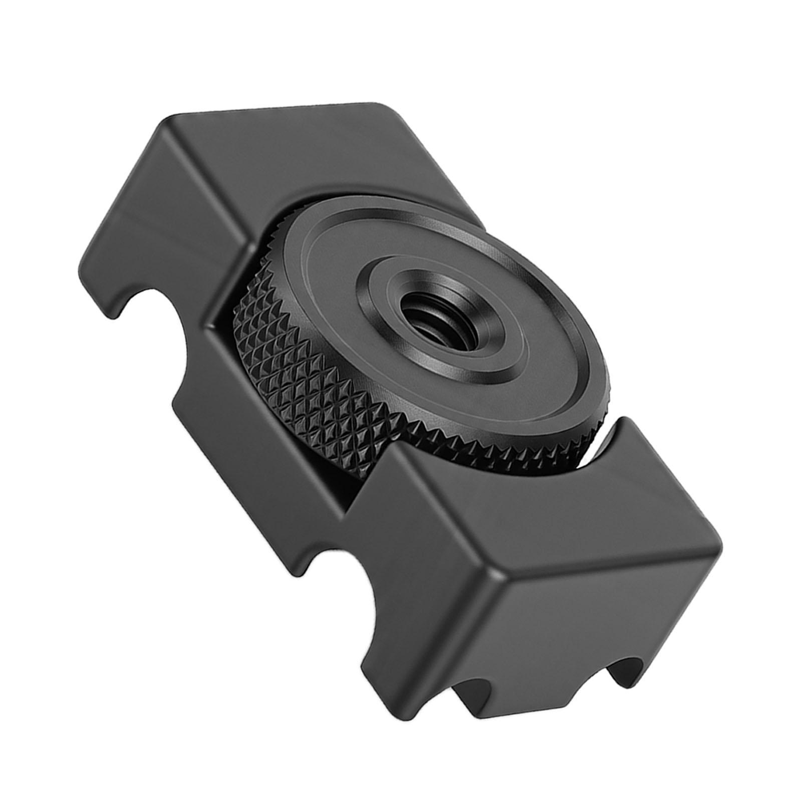 Camera Cable Lock Clamp Aluminum Alloy Cable Lock with 4 for Cameras Tripod Quick Release Plate