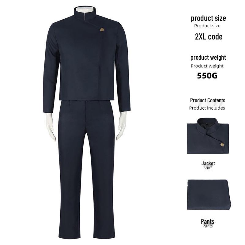 

Jujutsu Kaisen Cosplay Costume: Gojo Satoru, Inumaki Toge, Geto Suguru Outfits Adult 3XL