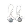 Natural Dendritic Opal Gemstone 925 Sterling Silver Designer Earrings 1.50" For Birthday Gift EE-2-19
