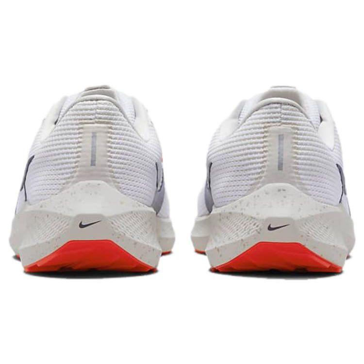 Nike Tênis masculino Air Zoom Pegasus 40 largo branco obsidiana claro-Orewood-marrom Phantom DV7480-100