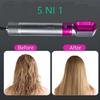 5-in-1 Multifunctional Hot Air Comb: Automatic Curling & Straightening Hair Tool & Dryer