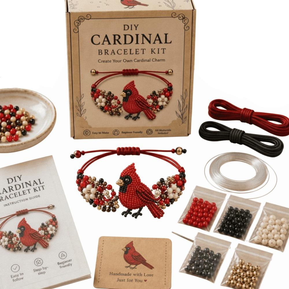 Hummingbird Design Beaded Bracelet Making Kit Full Set Handmade Bracelet Craft Set  Gift Giving