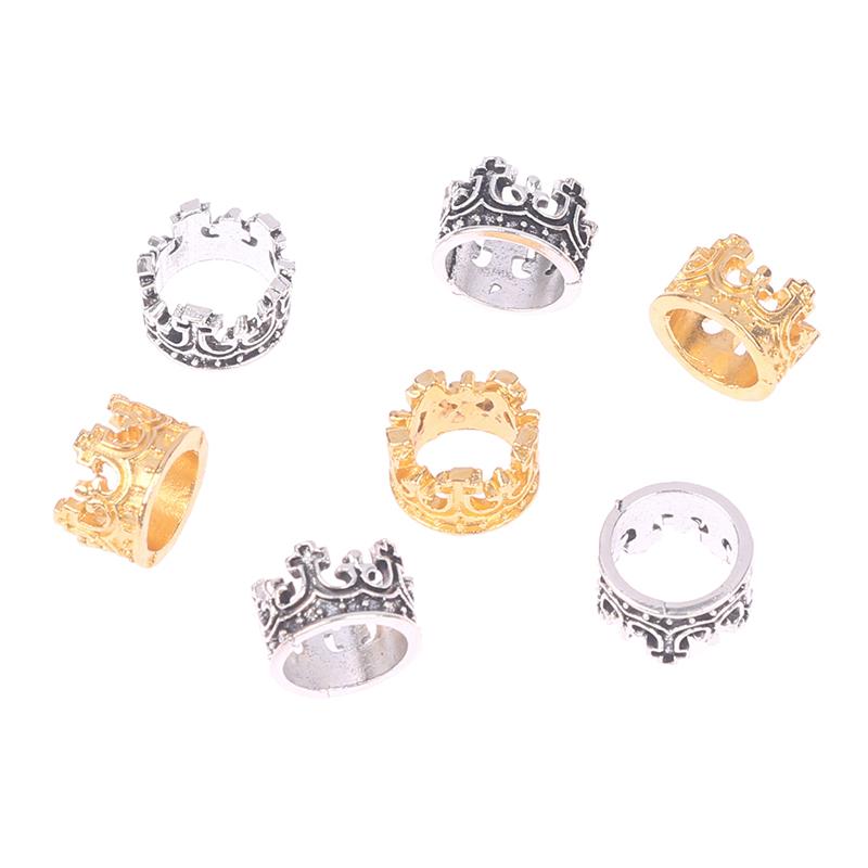 10ks Mini Metal Crown Modely Hračky Panenky Příslušenství Pokrývky hlavy pro mini panenky