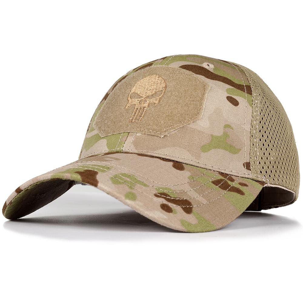 Summer Men's and Women's Universal Baseball Hat Breathable Sun Protection Outdoor Sports Cap Skull Head Personalized Hat