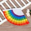 5Pcs Handheld Folding Fan   Hand Fan Stage Performance Party Decoration