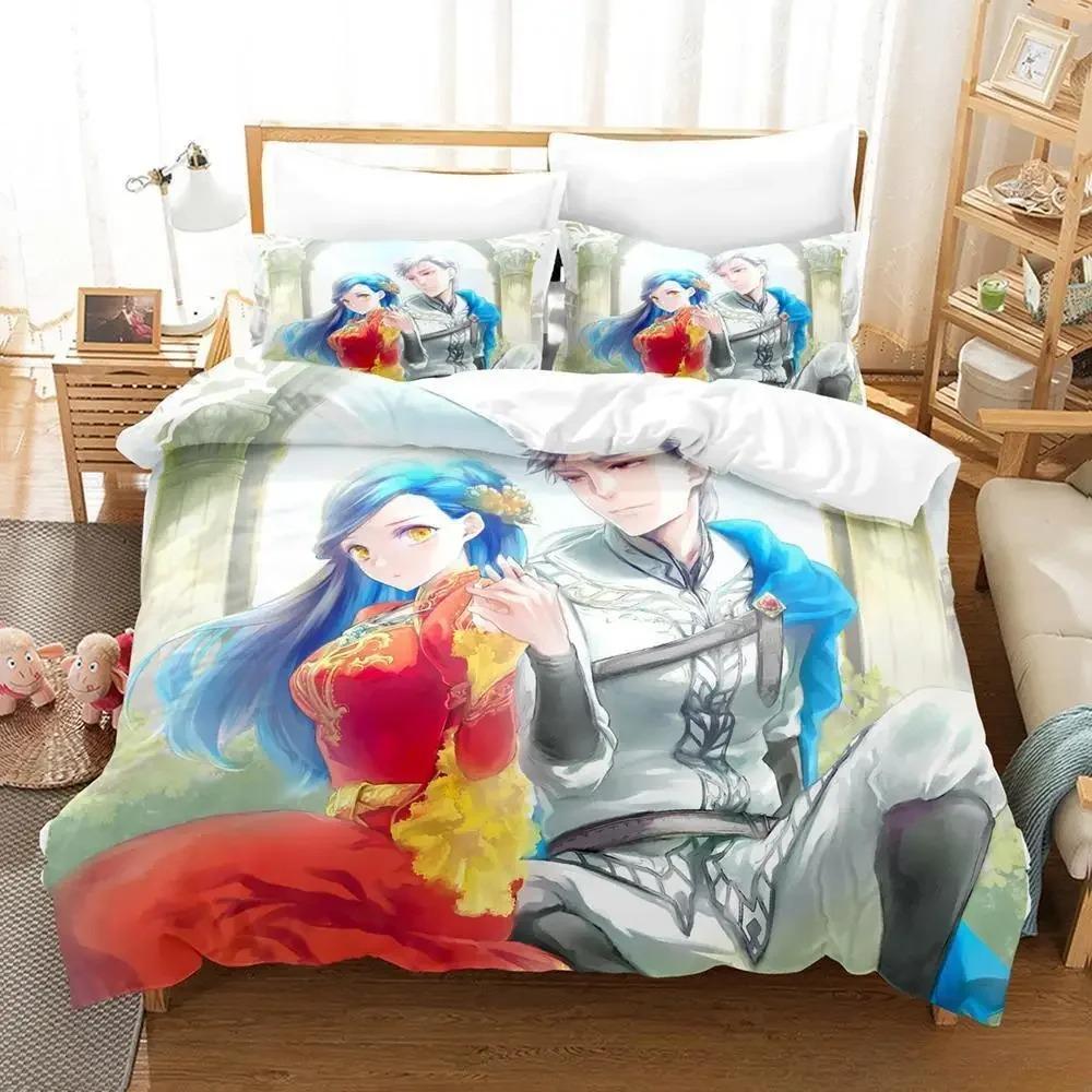 New Ascendance of a Bookworm Bedding Set 3D Print Kawaii Anime Duvet Cover for Adult Kid Bedroom