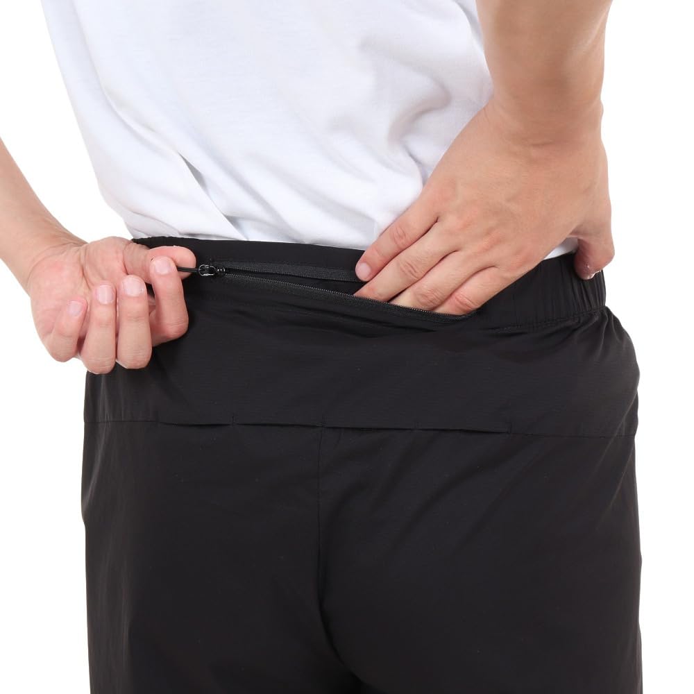 The North Face Swallowtail Vent Running Size M Shorts, Men's, Water-Repellent, Windproof, Shorts, Black,