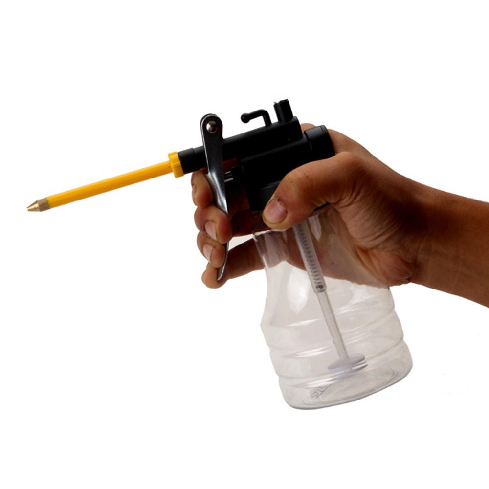 Oiler For Greasing Transparent Oil Can Lubrication High Pressure Pump Oiler Lubricating Oil Plastic Machine Car RepairTool TSLM1