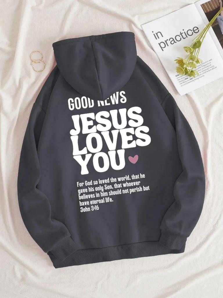2026 Herbst/Winter Neuer Herren Hoodie mit Bären-Buchstaben-Print, Leicht dehnbar, Bequem, Vielseitige Kleidung für draußen und die Stadt