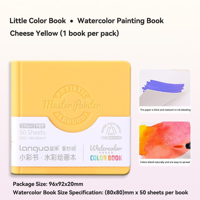LANGUO 230g/300g 100% Cotton Watercolor Drawing Paper Pad 20/50 Sheets Aquarell Watercolor Book Sketchbook Painting Art Supplies