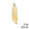 NewArrivals Charms Jewerly Making Feathers Leaf Charms Pendant Ornaments For Home Car Pendant