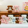 Cute Scarf And Flower Backpack Plush Doll Children Companion Doll For Kids And Baby Gift Souvenir