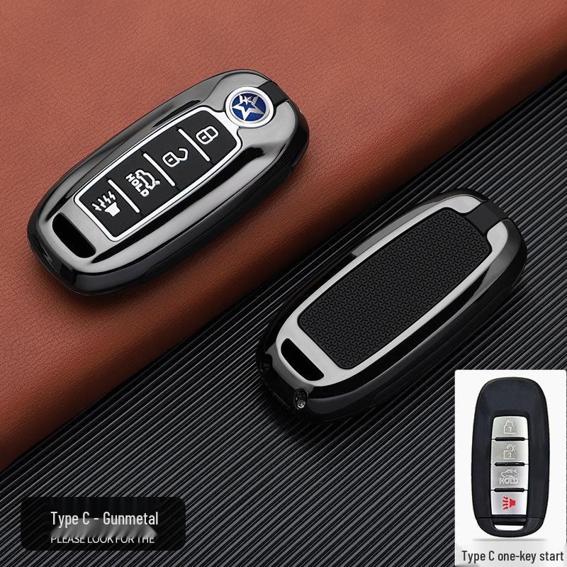 Venucia Key Cover: Stylish, Atmosphere-Enhancing Car Key Bag with Buckle Remote Shell for Personalized Decoration