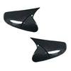 Side Mirror Cover Trim Cap Fit For Honda Civic 10Th 2016 2017 2018 Carbon Fiber Look