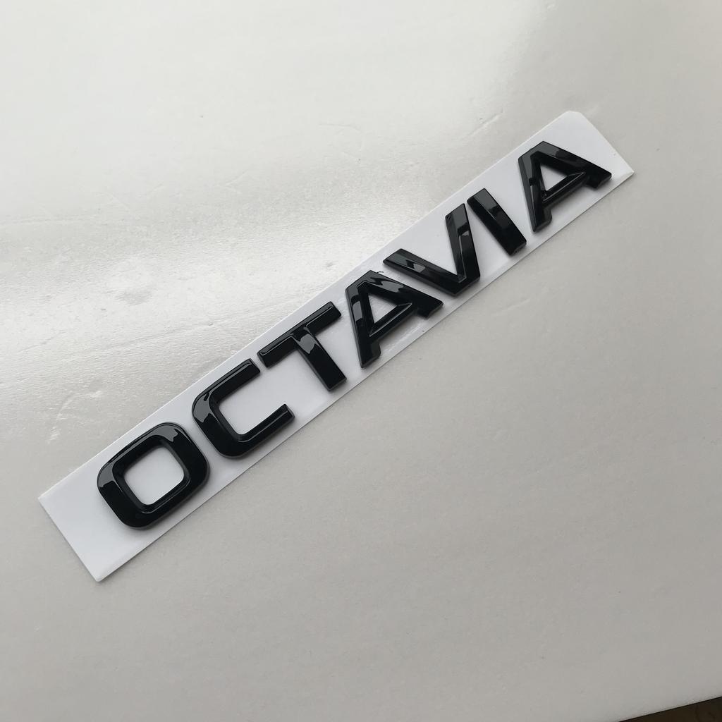 swpzb8 Glossy Black Letters ABS Car Emblem for SUPERB OCTAVIA FABIA KAMIQ KAROQ KODIAQ RAPID YETI 4x4 Trunk Nameplate Logo Sticker