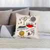 Art Disco Pillow Case Short Plush Double-sided Print Square Throw Pillow Covers Sofa Home Cushion Decor