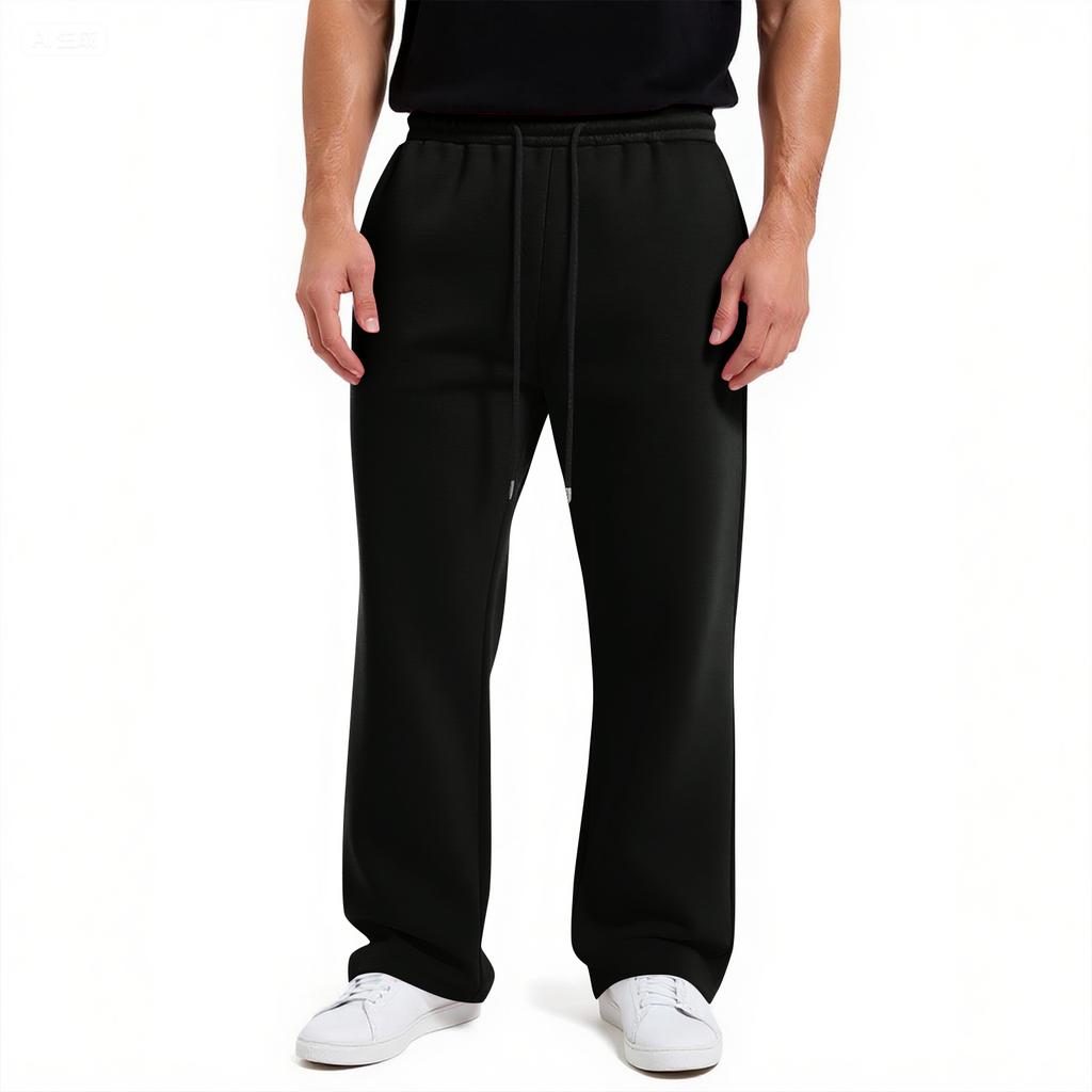 Men's Baggy Sweatpants Wide Leg Sweat Pants With Pockets