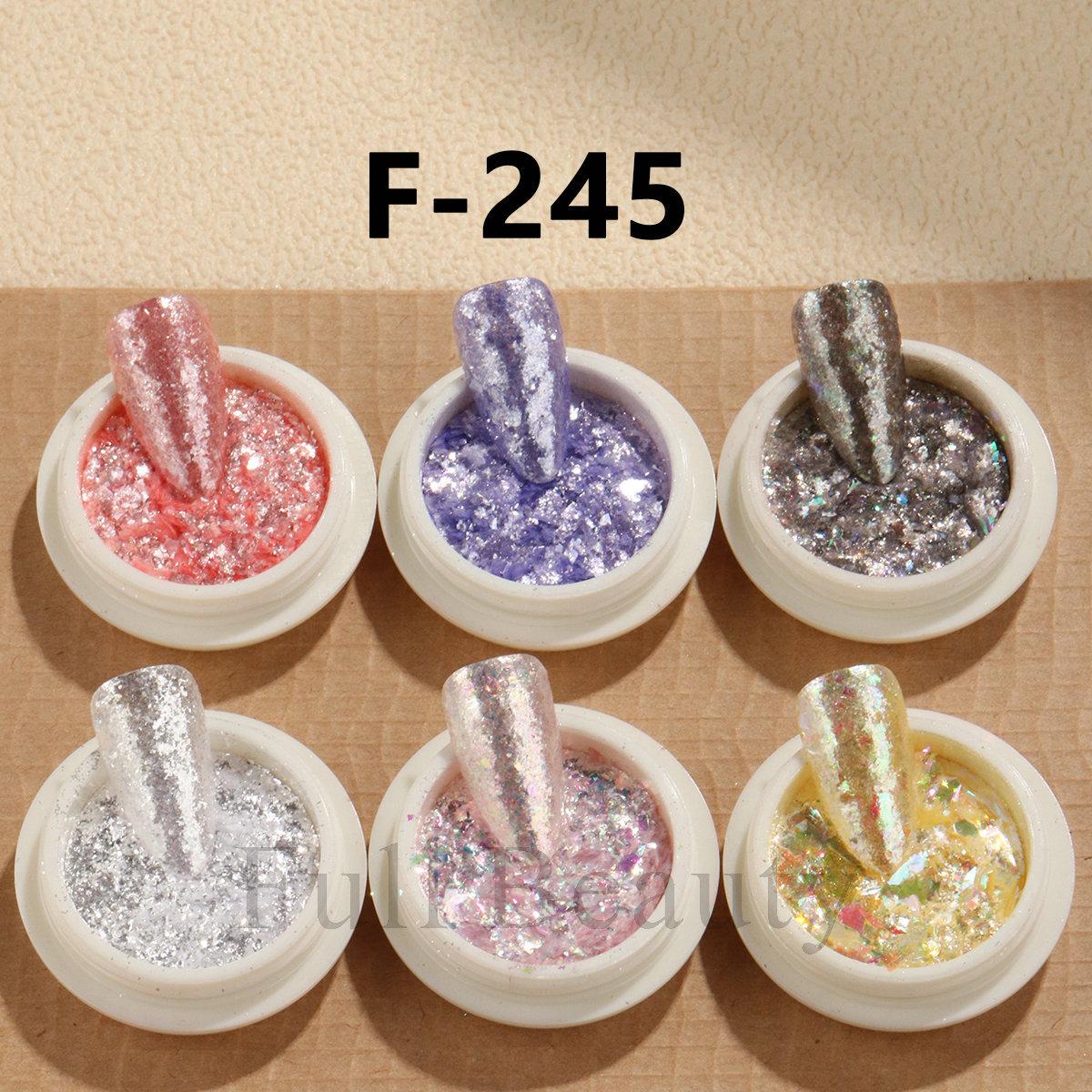 New soft opal powder nail glitter opal cloud brocade nail jewelry standard size