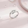 Words-Hugging Hands Open Ring Friendship Jewelry Gift Adjustable Antique Rings