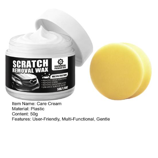 Car Scratch Remover Paste Polishing Compound for Minor Scratches & Swirl Marks Restores Paint Gloss DIY Car Scratch Repair Kit