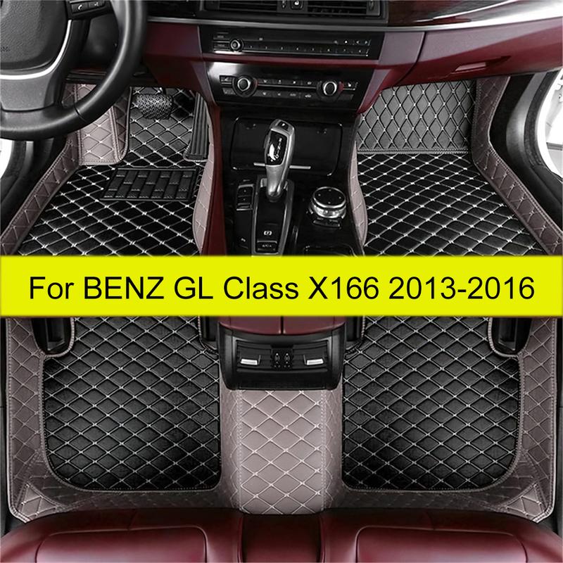 Car floor mats for BENZ GL class X166 2013 2014 2015 2016  auto foot Pads automobile carpet cover