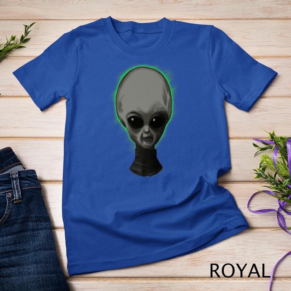 Skinny Bob grey alien T-Shirt Unisex T-shirt 8 M