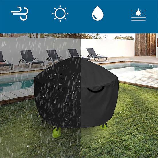 Husă Masă Apă Design cu Șnur Rezistentă la Apă Rezistentă la UV Instalare Simplă Exterior