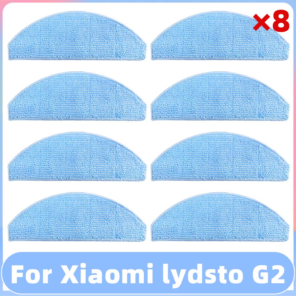 Compatible for Xiaomi Lydsto G2 Main Side Brush Hepa Filter Mop Cloths Rag Dust Bag Replacement Accessory Kit Spare Part