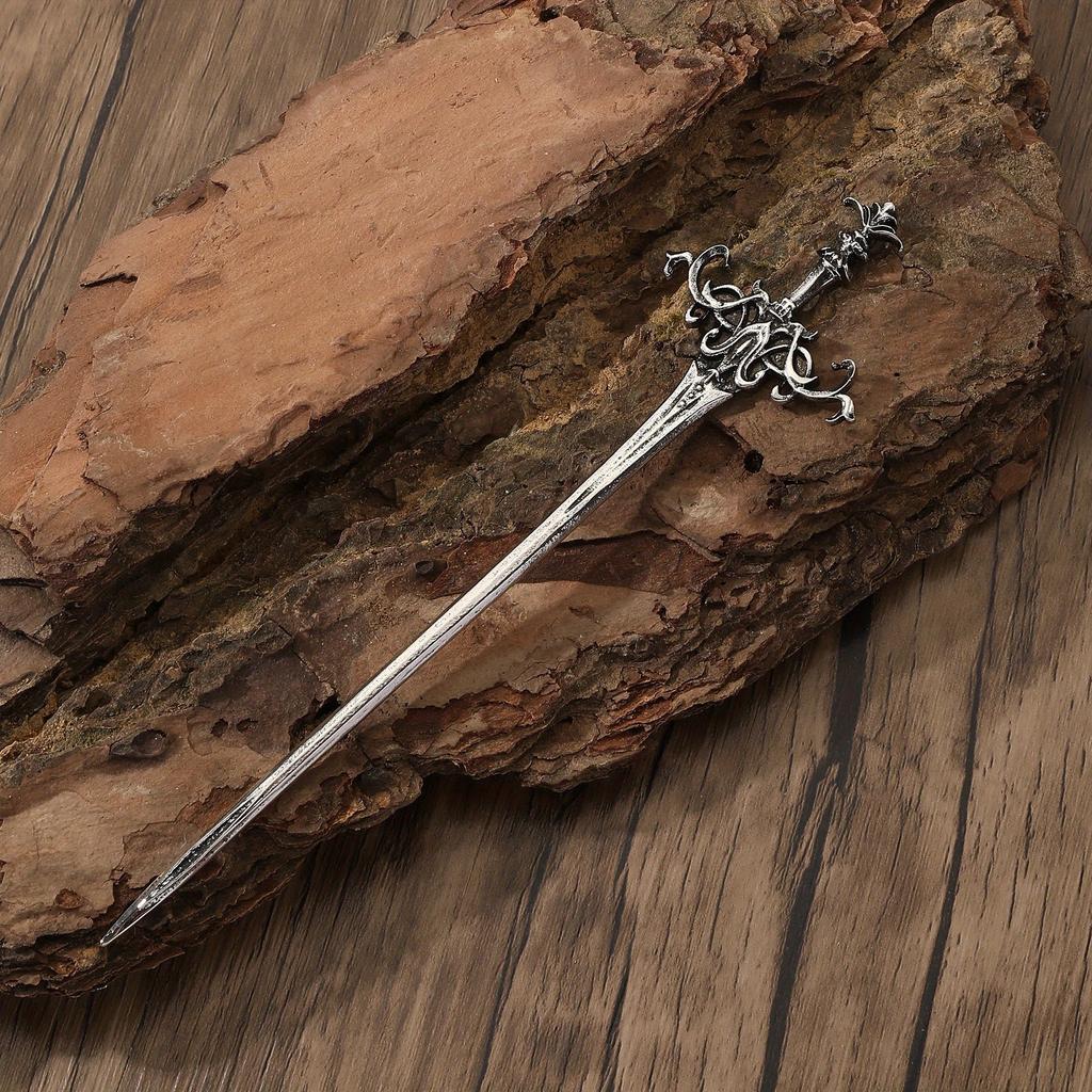 Viking Wave Sword Retro Hairpin Fashion Easy To Match Hair Accessories Scandinavian Norwegian Style Theme Party Birthday Gift