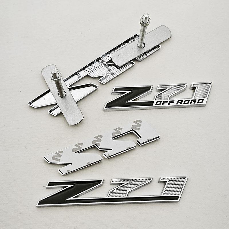3D Metal Car Styling Logo Z71 OFFRoad Grille Badge Sticker Emblem For Chevrolet Silverado Equinox Colorado Blazer Traverse Tahoe