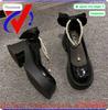Women's Retro Mary Shoes with, Black, Size 38