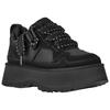 UGG Astromel Leather Lace-Up Vintage Low-Top Casual Shoes Women sneaker Black 1171541-BLK
