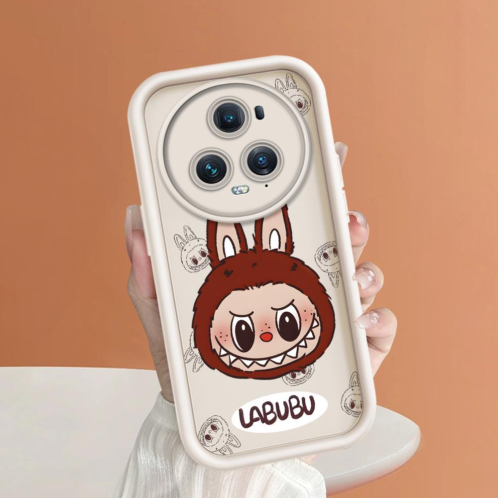 Soft Silicone Square Ladder Printing Pattern Phone Casing Full Cover Camera Shockproof Protection Rubber Case for Huawei Honor
