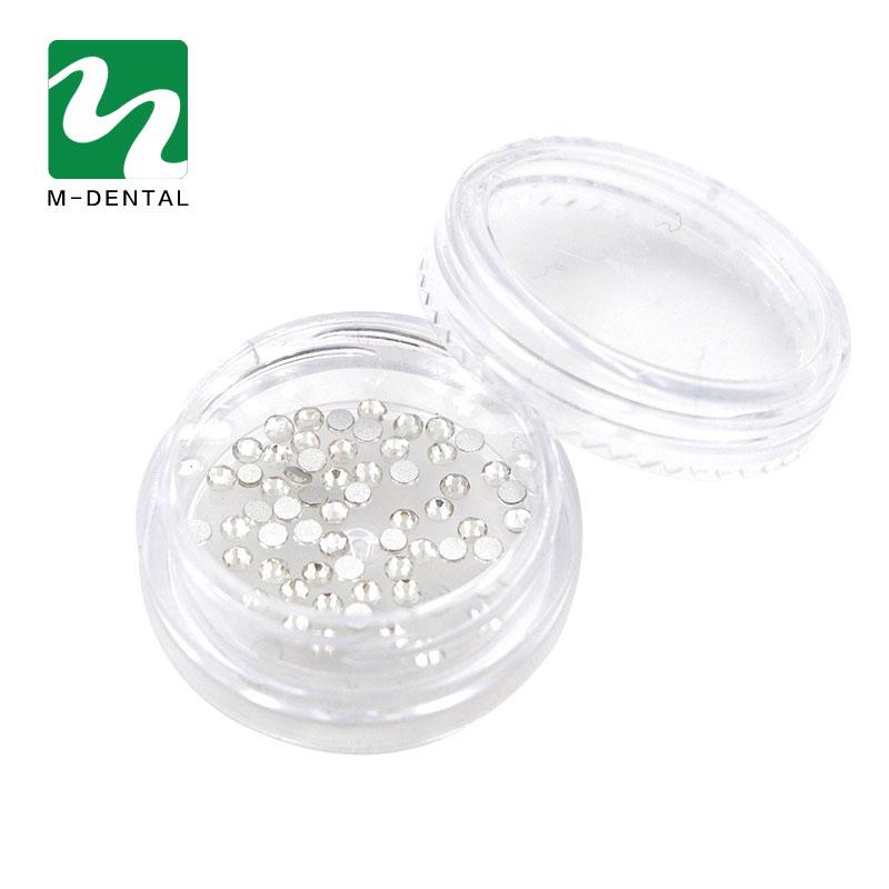 1Box Diamond Bur Dental Material Teeth Whitening Studs Denture Acrylic Teeth Crystal Ornament Oral Hygiene Tooth Decoration