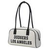 New MLB Artificial Leather Shoulder Bag Shoulder Bag Toast Bowling Bag Unisex Cream White 3ABQL014N-07CRM