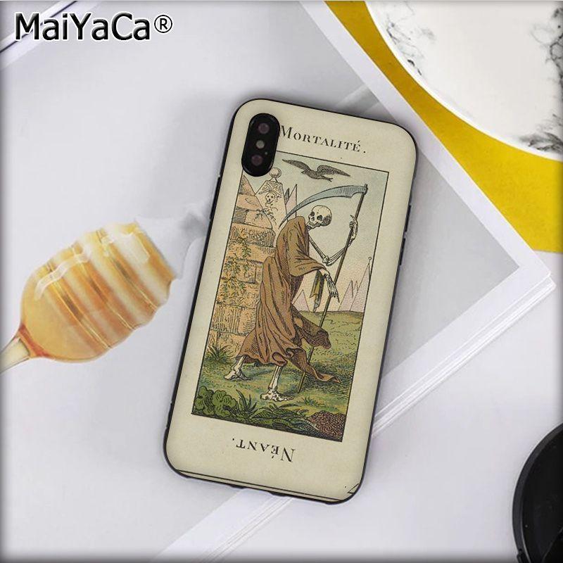 

MaiYaCa Le Tarot Egyptien de Dusserre Art Customer, высококачественный чехол для телефона для iphone 12 11pro max 8 7 66S Plus X XS MAX 5 SE XR iphone 13promax