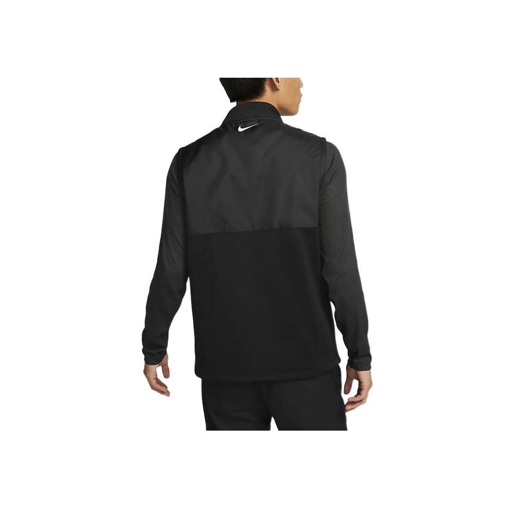 Nike Therma-Fit Victory Solid Logo Stand Collar Vest Men Vests Black DQ4574-010