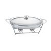 Buffet Food Warmer Stable Round Chafing Dish for Banquet Kitchen Event Party