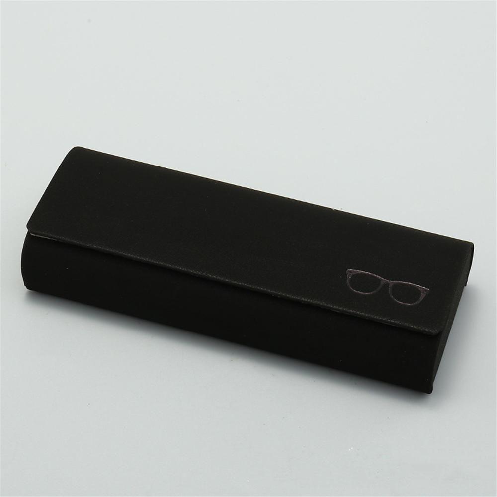 

Storage Box Stylish Retro Pattern Leather Vintage Glasses Box For Home Students Office чёрный