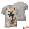 Men Cute  Animal Dog Tshirt Summer Street Short Sleeve Women Oversized Tees