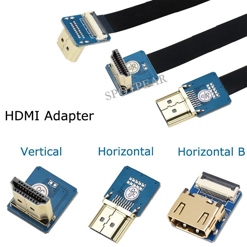 DIY HDMI Adapter Cable - Micro/Mini HDMI, Vertical/Horizontal Version