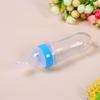 Feeding Bottle Spoon Food Supplement Rice Cereal Bottle Baby Squeeze Spoon Silica Gel Spoon 90ml